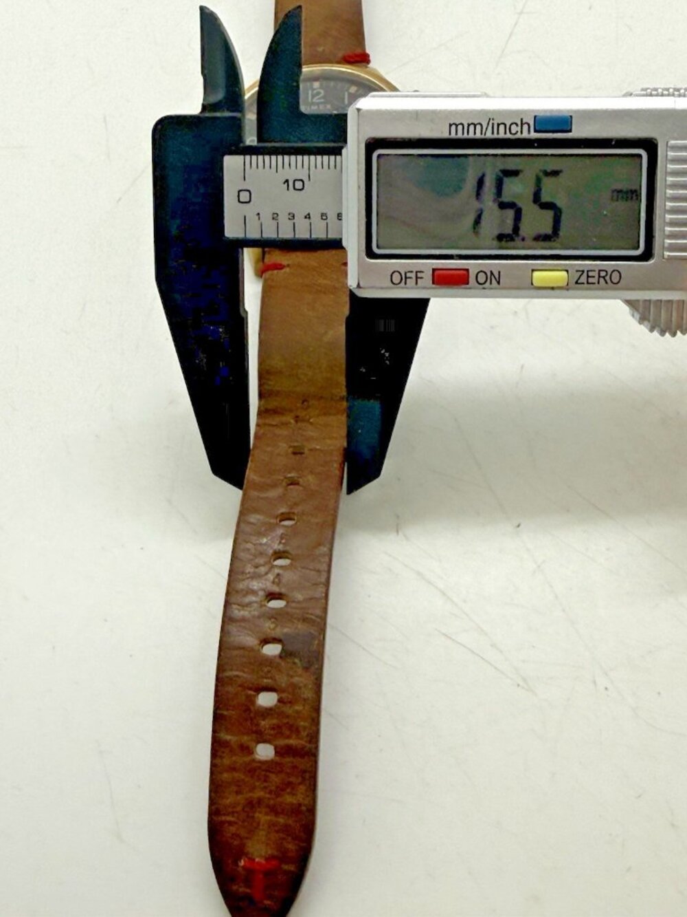 Timex MK1 Stainless Steel Chronograph Leather Strap Men's Watch TW2R96300 WR50M - Picture 7 of 8